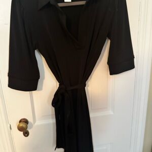 Black Wrap Dress